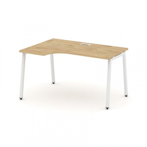 Style Project Стол рабочий эргоном. SN-4A.SPA-021(L) Антрацит/Металл Антрацит 1380*800/980*750 фото 22