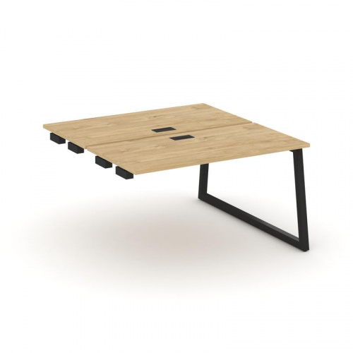 Style Project Стол-приставка к опор. элем. SN-5T1.DPRS-001 Акация Лорка/Металл Антрацит/Заглушка Пла