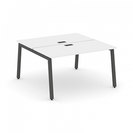 Style Project Рабочая станция 2-х сторон. SN-5A.DRS-013 Белый/Металл Антрацит 1380*1432*750