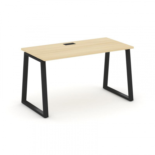 Style Project Стол письменный SN-6T1.SP-021 Акация Лорка/Металл Антрацит/Заглушка Пластик Черный 980 фото 5