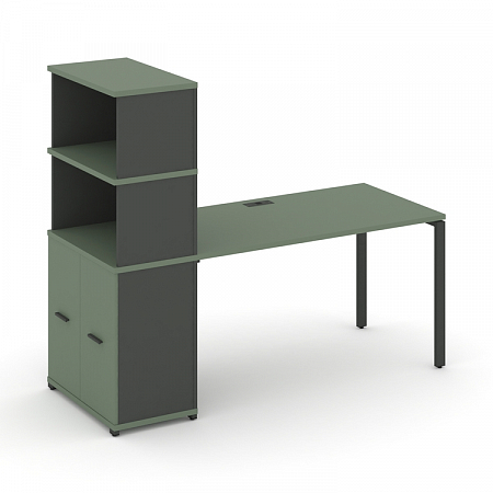Стол офисный с опорным распашным шкафом Concept CN.SP-232