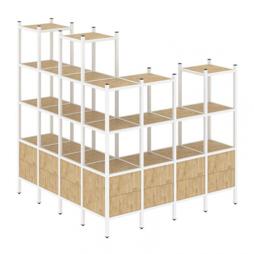 Стеллаж офисный угловой Loft VR.L-55 фото 2 Стеллаж офисный угловой Loft VR.L-55 фото 2