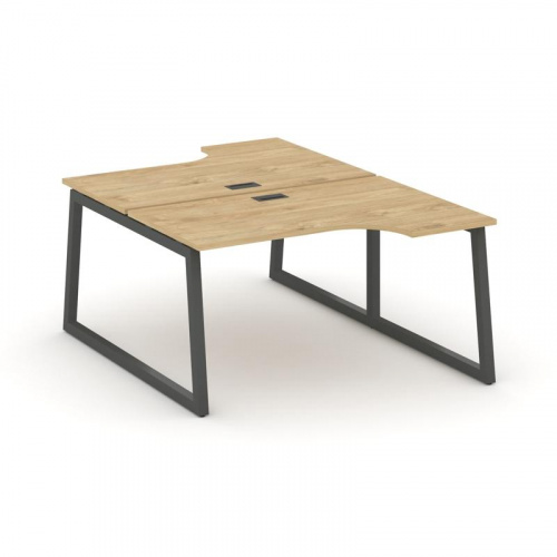 Style Project Рабочая станция эргоном. SN-5T1.DRPA-002 Акация Лорка/Металл Антрацит/Заглушка Пластик фото 22