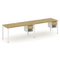 Бенч-система на 2 места с подвесными тумбами Concept CN.ORS-120