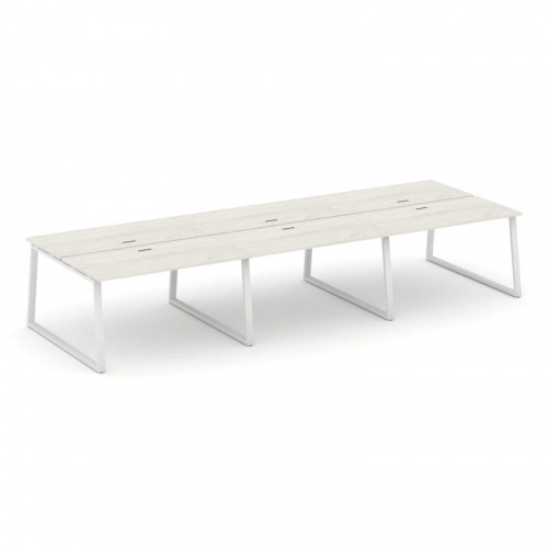 Style Project Рабочая станция 2-х сторон. SN-6T1.DRS-084 Акация Лорка/Металл Антрацит/Заглушка Пласт фото 13