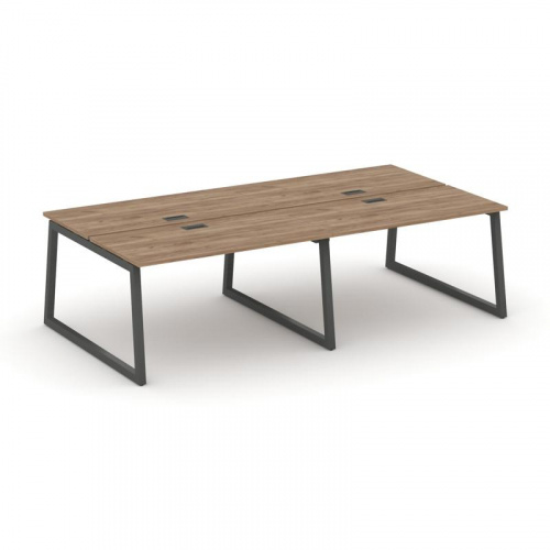 Style Project Рабочая станция 2-х сторон. SN-5T1.DRS-042 Акация Лорка/Металл Антрацит/Заглушка Пласт фото 23