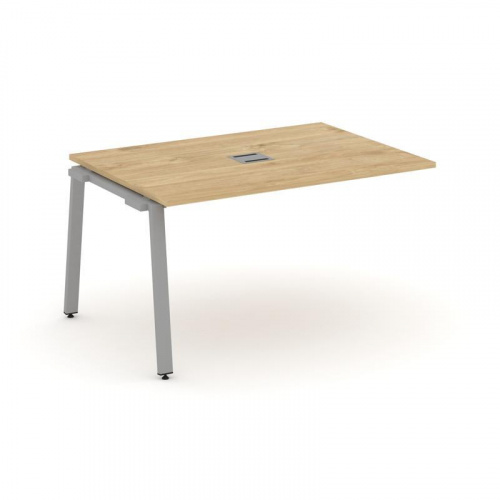 Style Project Проходной наб. элем. перег. стола SN-6A.NSPRG-001 Дуб Табак/Металл Белый 980*980*750 фото 10