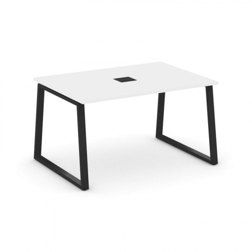 Style Project Стол переговорный SN-6T1.SPRG-002 Акация Лорка/Металл Антрацит/Заглушка Металл Антраци фото 4