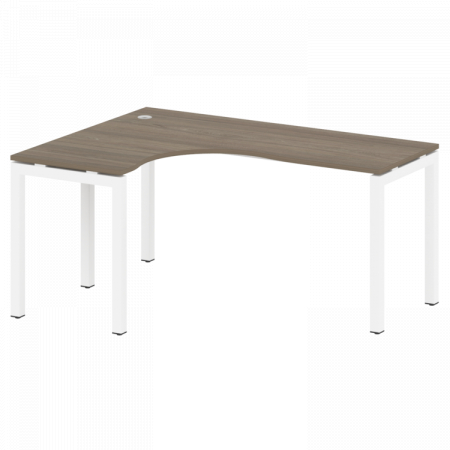 Стол криволинейный левый на П-обр. м/к Metal System Quattro 50БП.СА-4 (L)